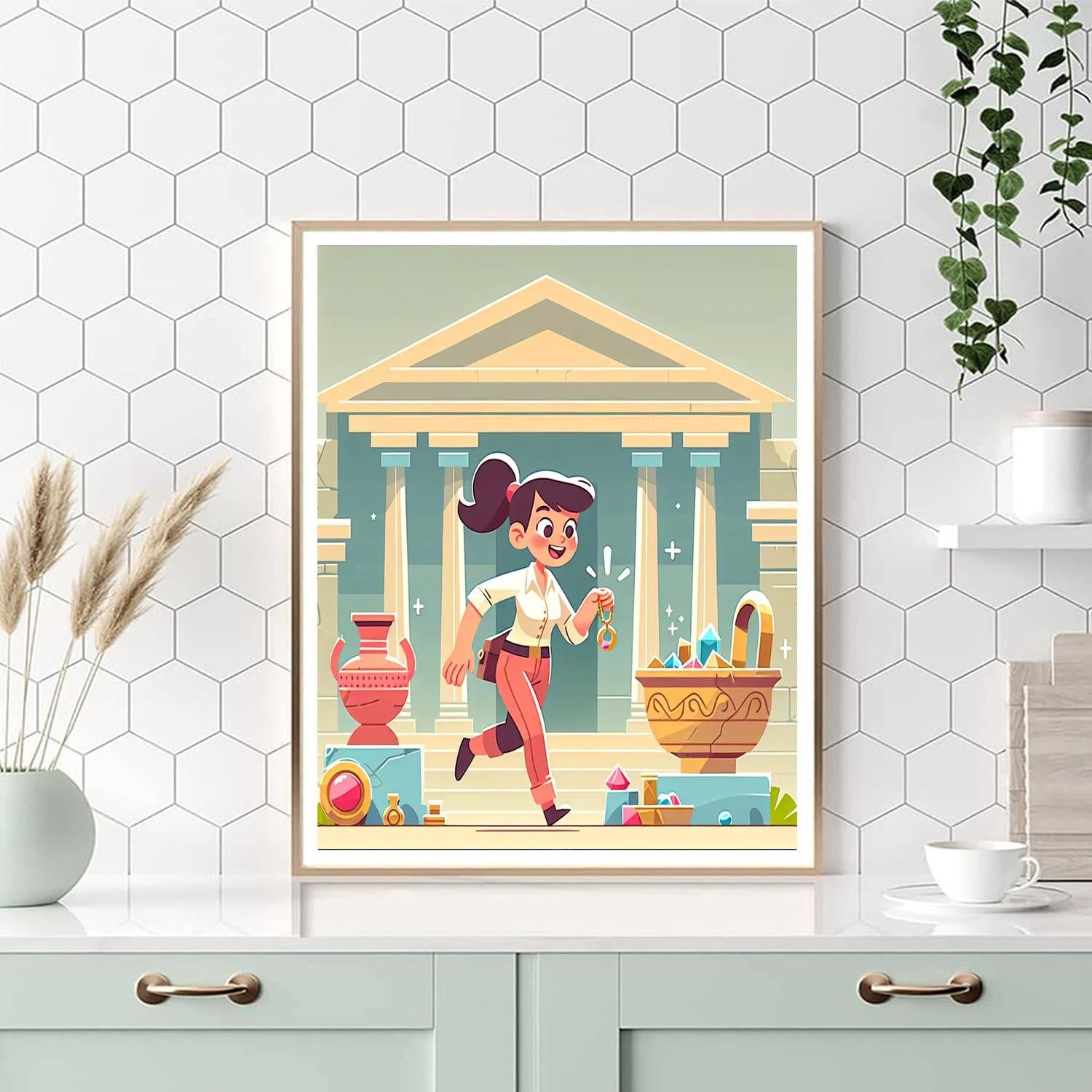 Ancient Treasure Expedition Paint By Numbers Art