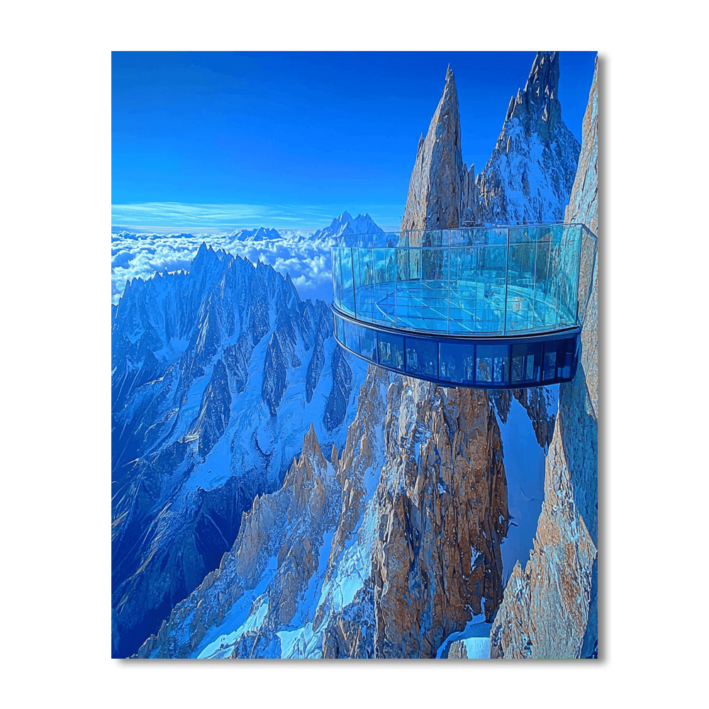 Aiguille Du Midi - France DIY Paint By Numbers