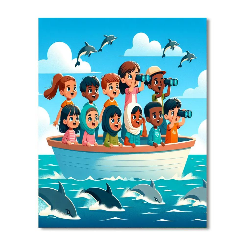 Oceanic Discovery Quest Painting Number Kit