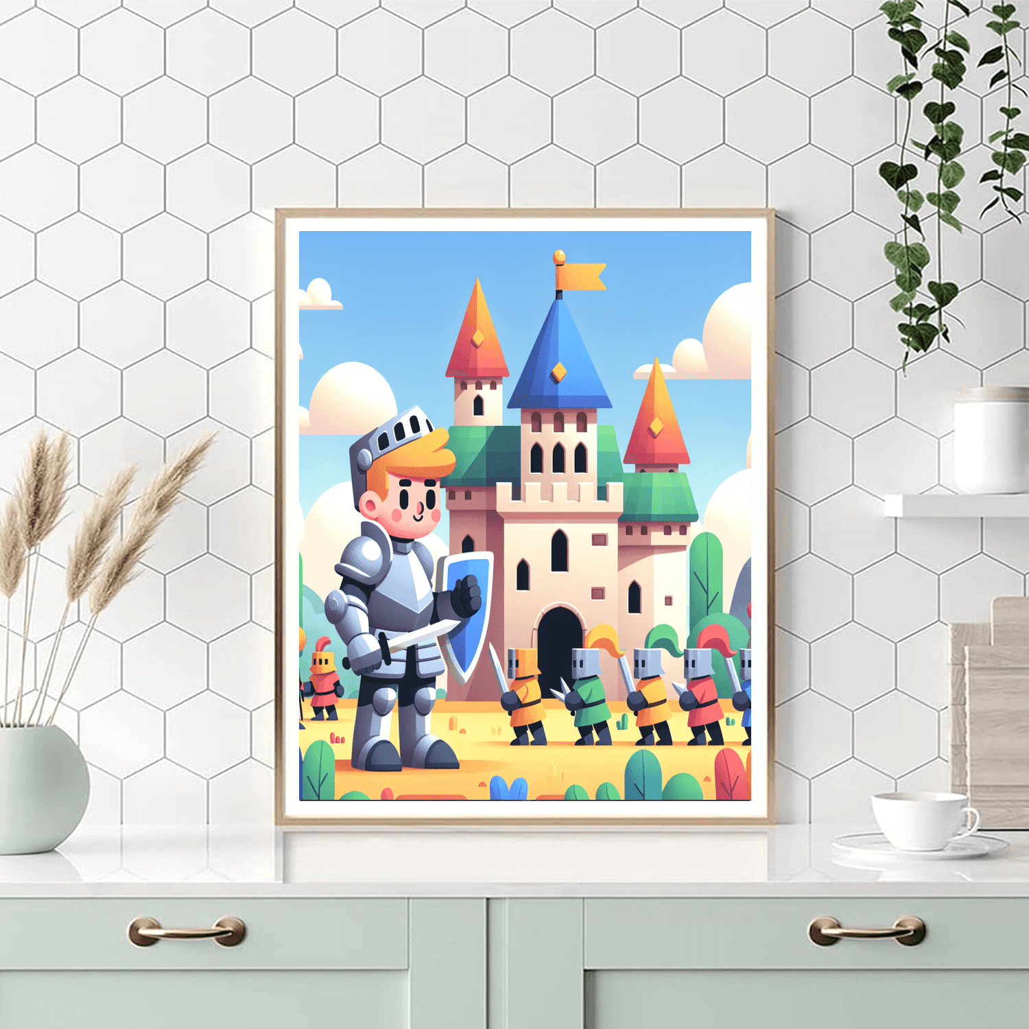 Castle Defense Strategy Paint By Number