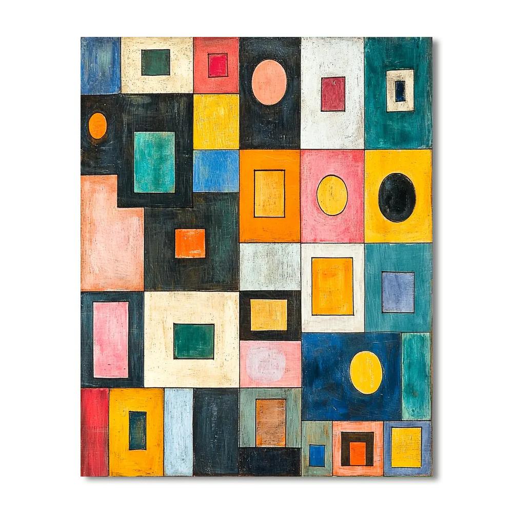 Paul Klee Inspired Imaginary Worlds  Paint By Number