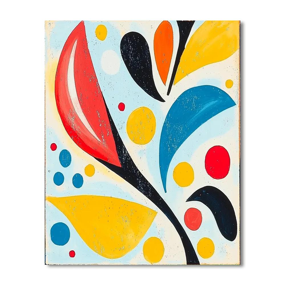 Joan Miró Inspired Joyful Playgrounds  Paint By Color