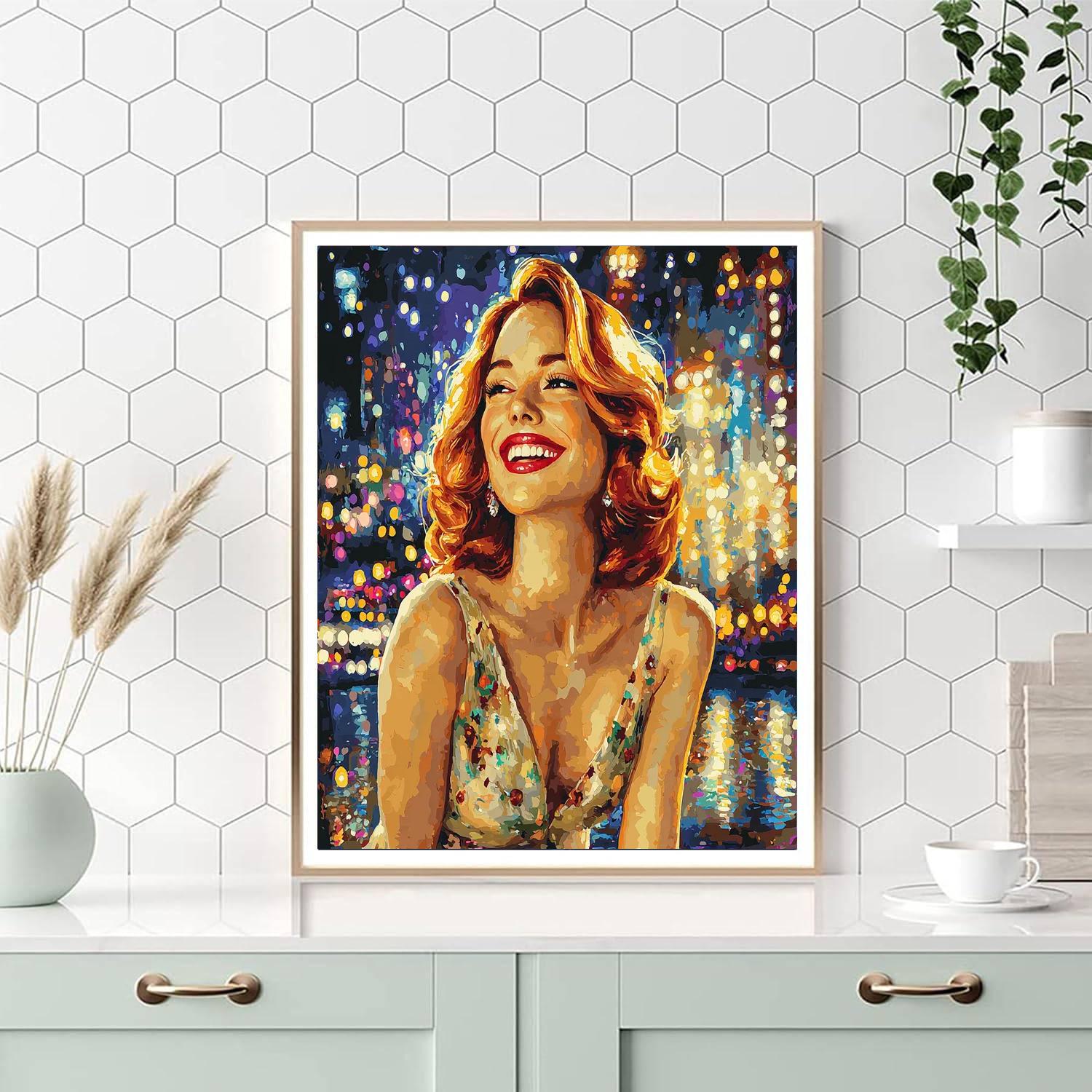 Emma Stone: Chasing Dreams In La La Land Numbered Painting Kits