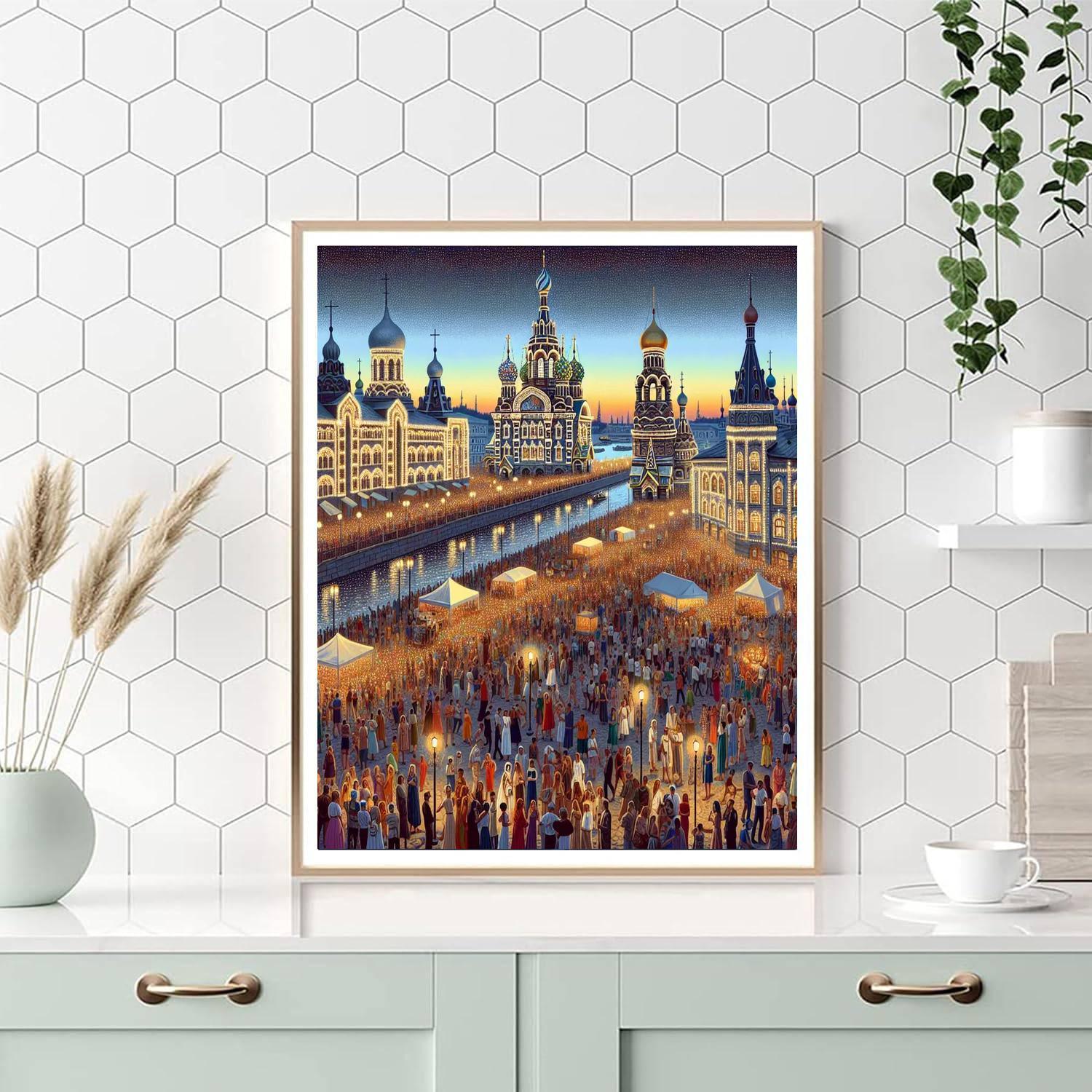 The White Night Festival - Russia Numbered Painting Kits