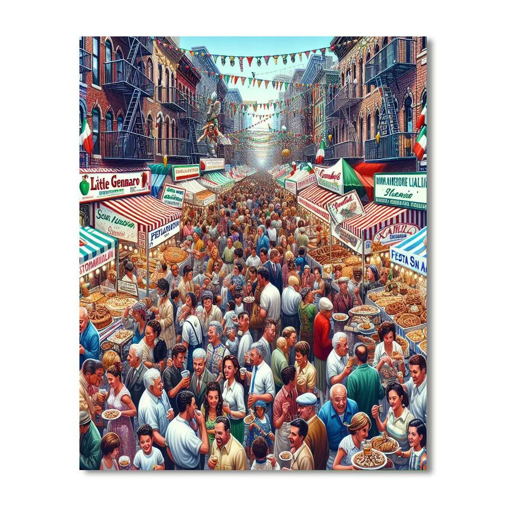 Festa Di San Gennaro Painting Number Kit