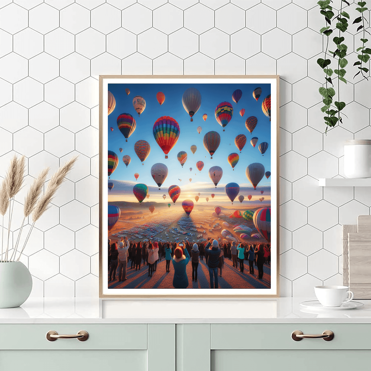 Balloon Fiesta - Albuquerque Number Painting