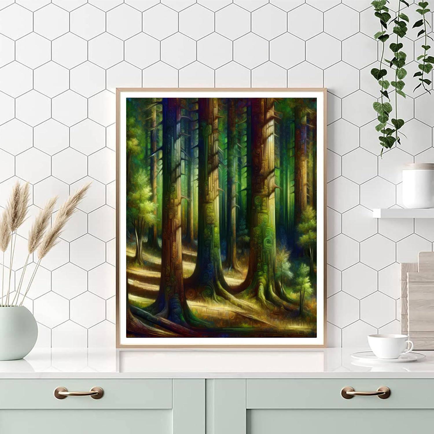 Ancient Forest Guardians Numbered Painting Kits