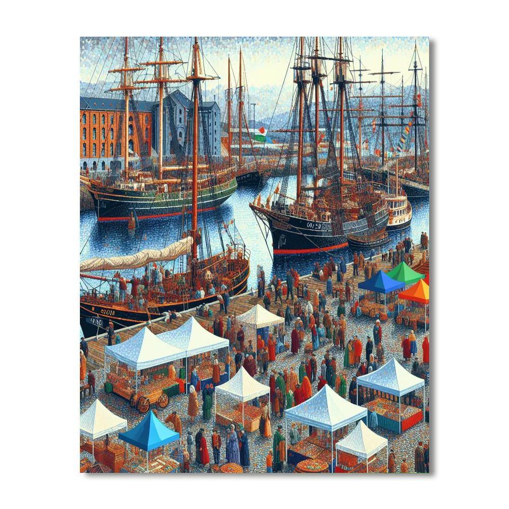 Belfast Titanic Maritime Festival - Northern Ireland Painting By Numbers Kit