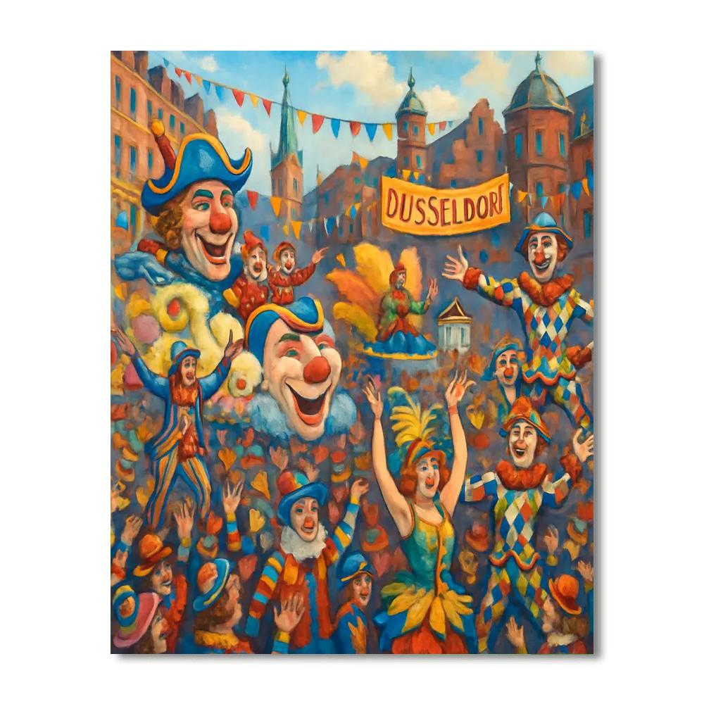 Düsseldorf Carnival - Germany Paint By Number
