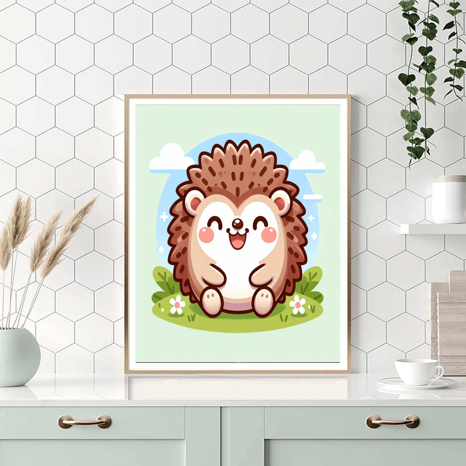 Hopping Hedgehog Painting By Numbers Kit