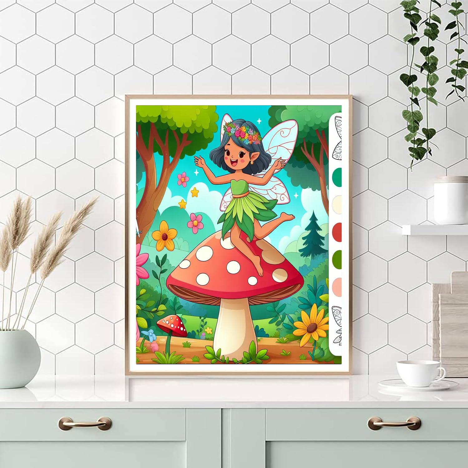 Whimsical Fairyland Forest Painting By Numbers Kit