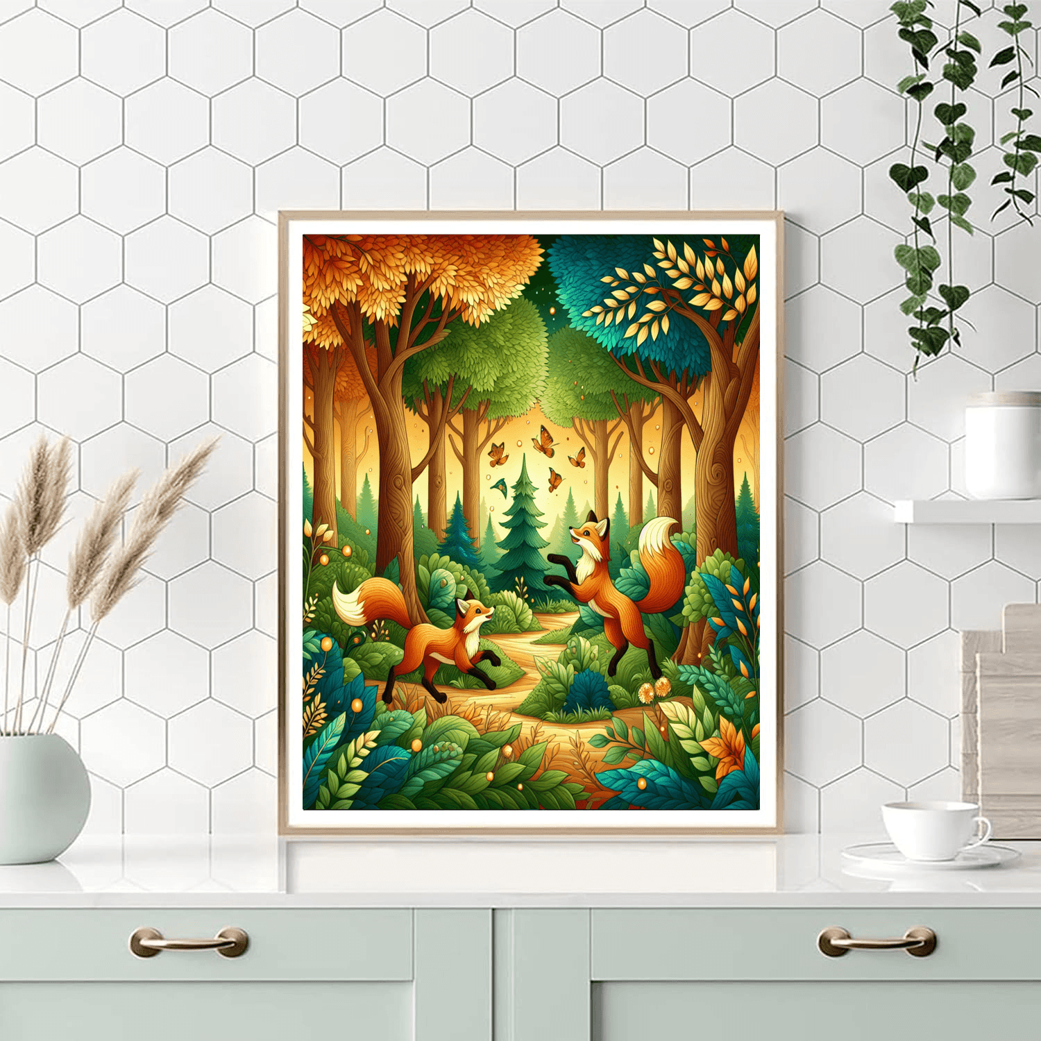 Fabled Foxes Paint By Numbers