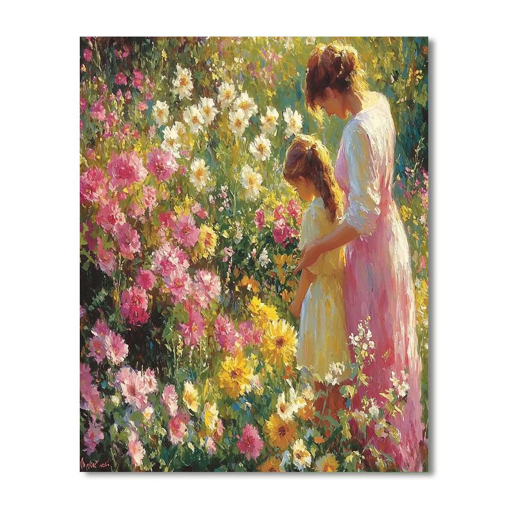 Bouquet Of Memories Number Painting