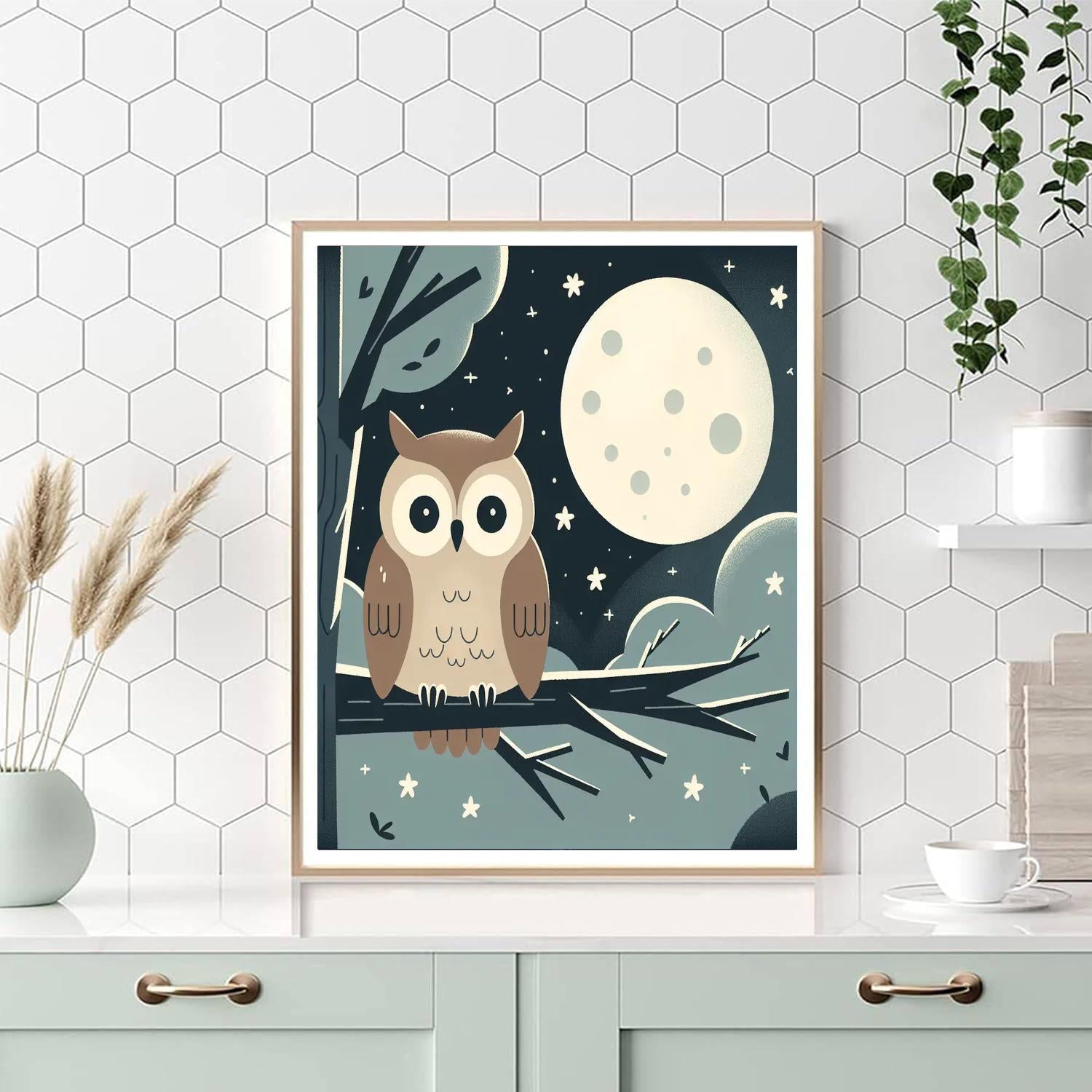 Mystic Owl Watch Paint By Numbers Art