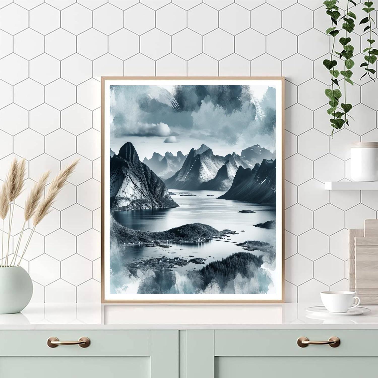 Pristine Nordic Wilderness DIY Paint By Numbers