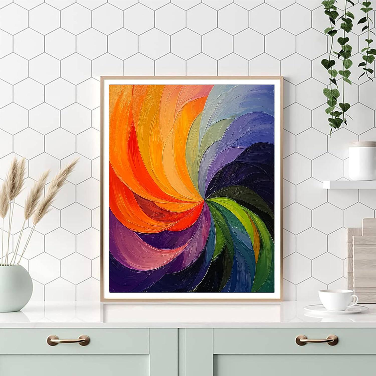 Edgar Degas Inspired Symphony Of Light  Paint By Color