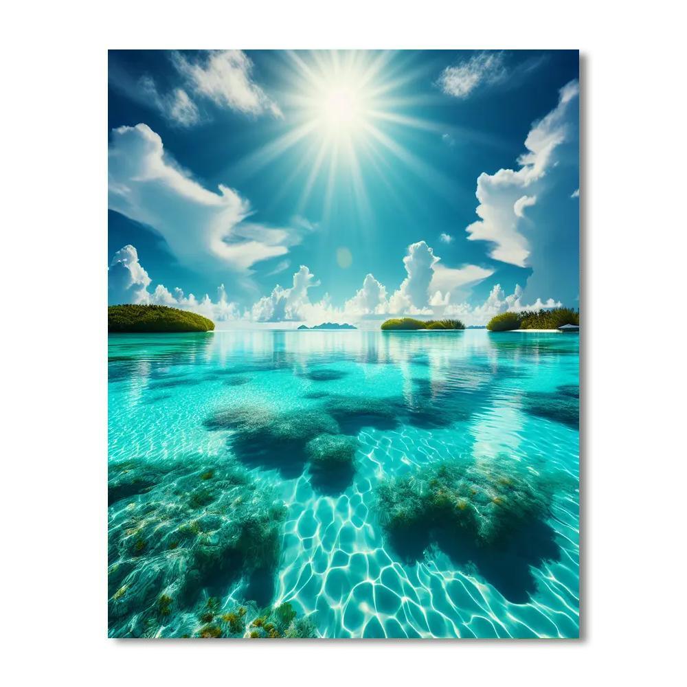 Crystal Clear Lagoon Paint By Color