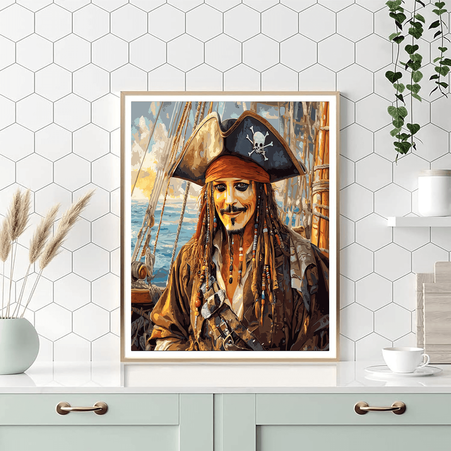 Johnny Depp: Eccentric Escapades Of Jack Sparrow Painting Number Kit