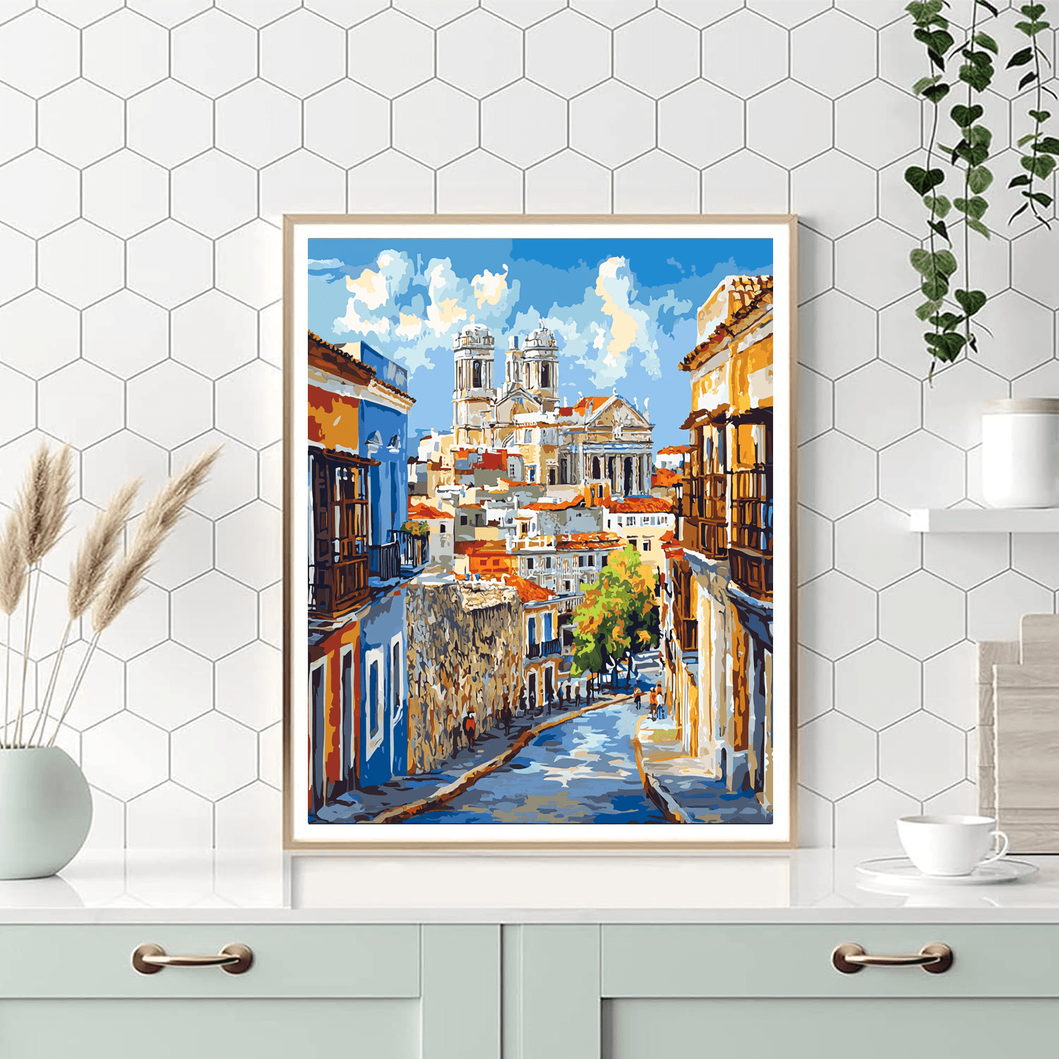 Walled City Of Cartagena - Colombia Paint By Numbers Kits