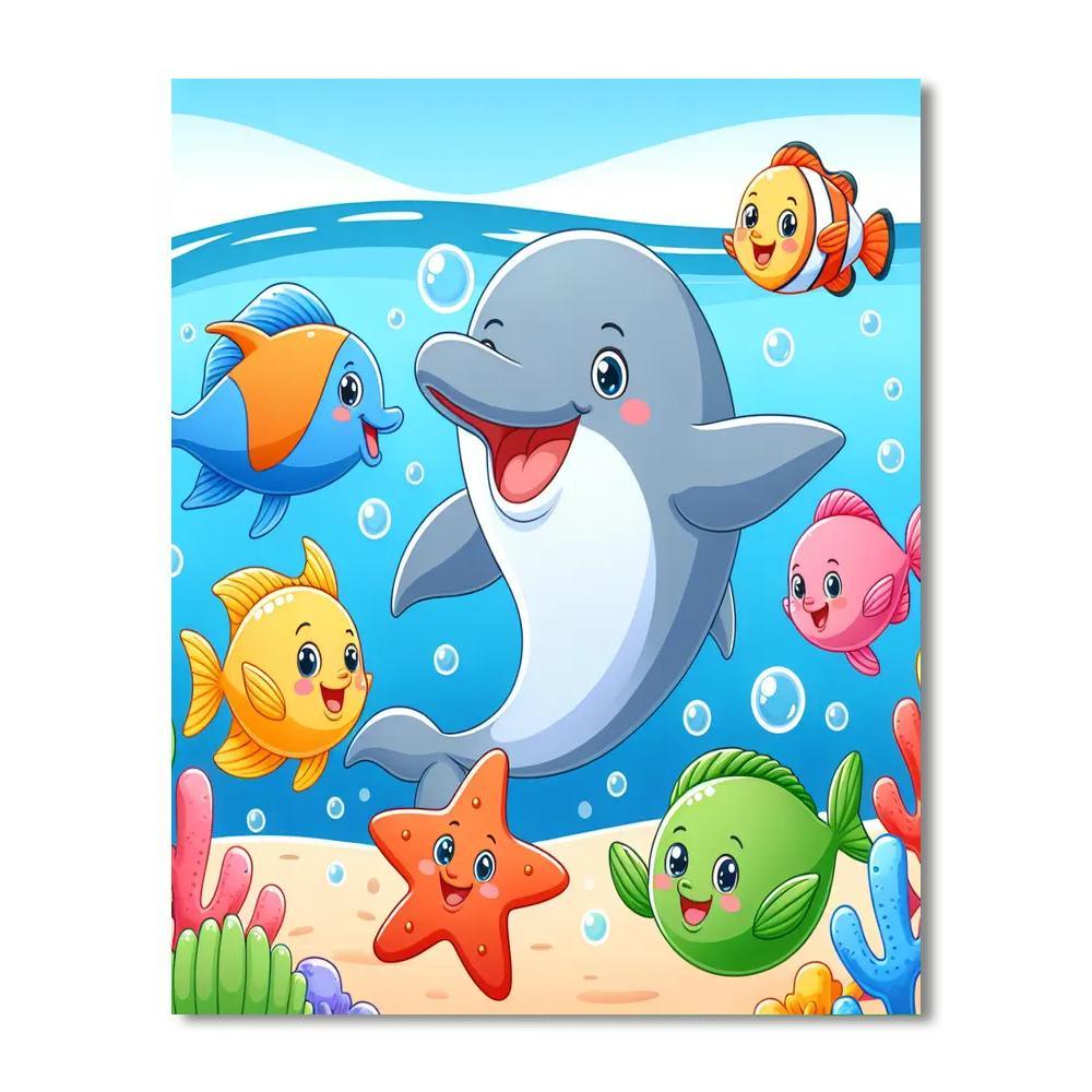 Under The Sea Expedition Paint By Numbers Art