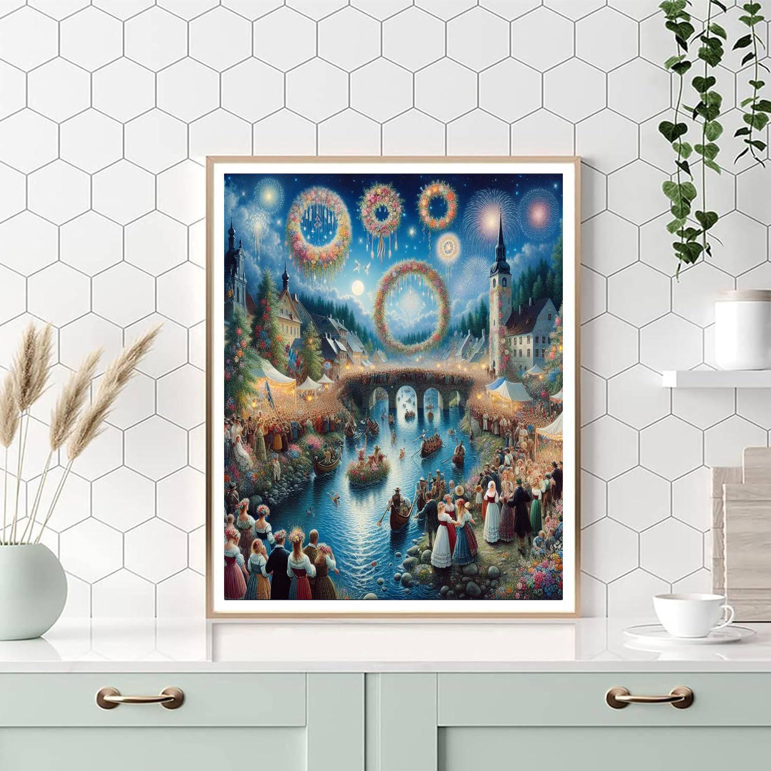 Krakow's Wianki Festival Painting Number Kit