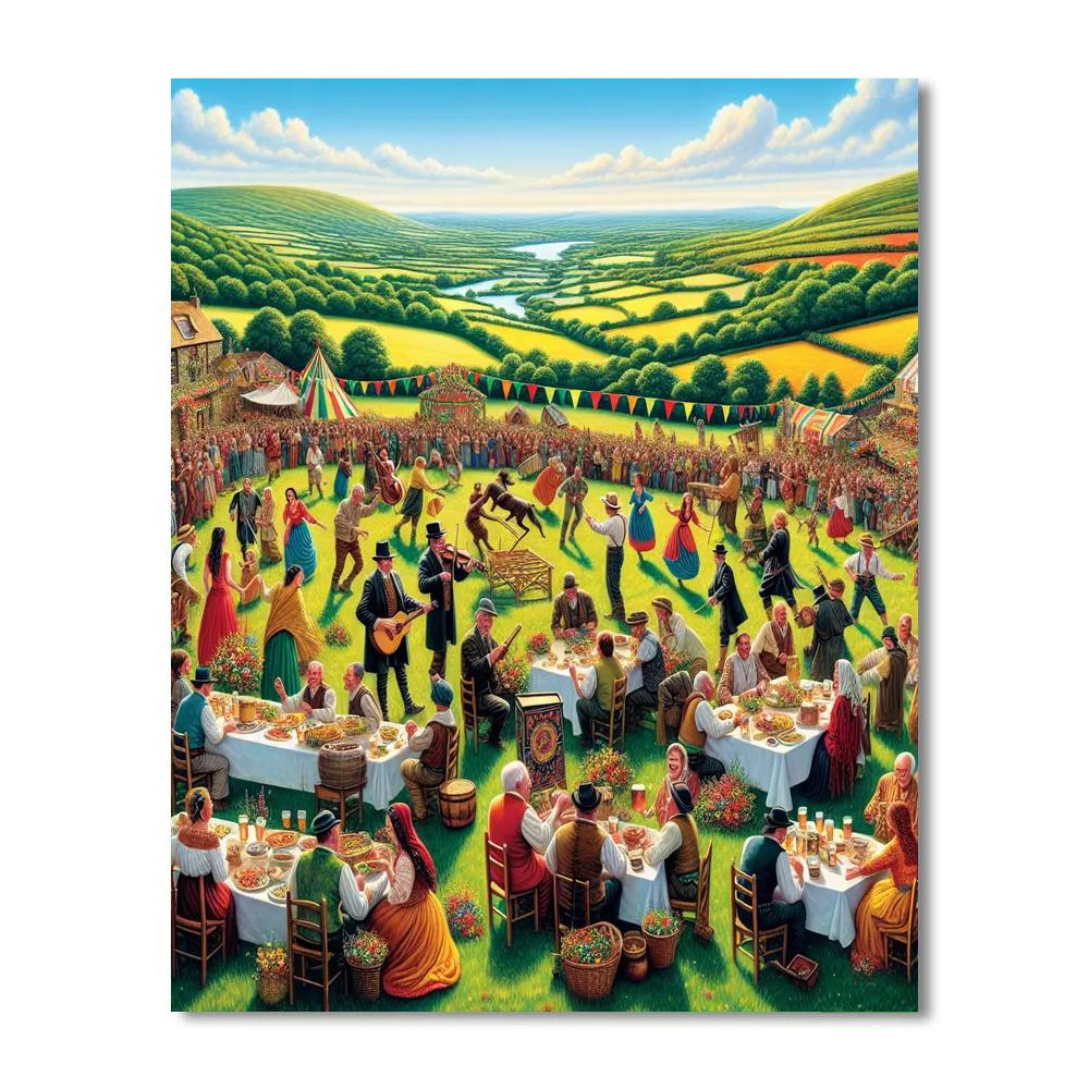 Lughnasadh - Ireland Numbered Painting Kits