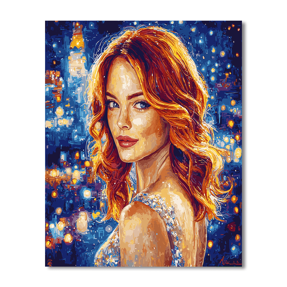 Emma Stone: The Effervescent Dreamer Of La La Land Paint By Numbers