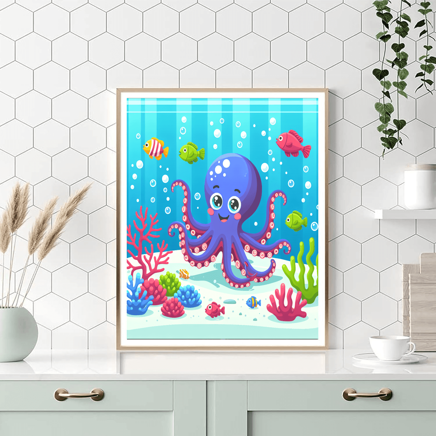 Giggling Octopus Paint By Number