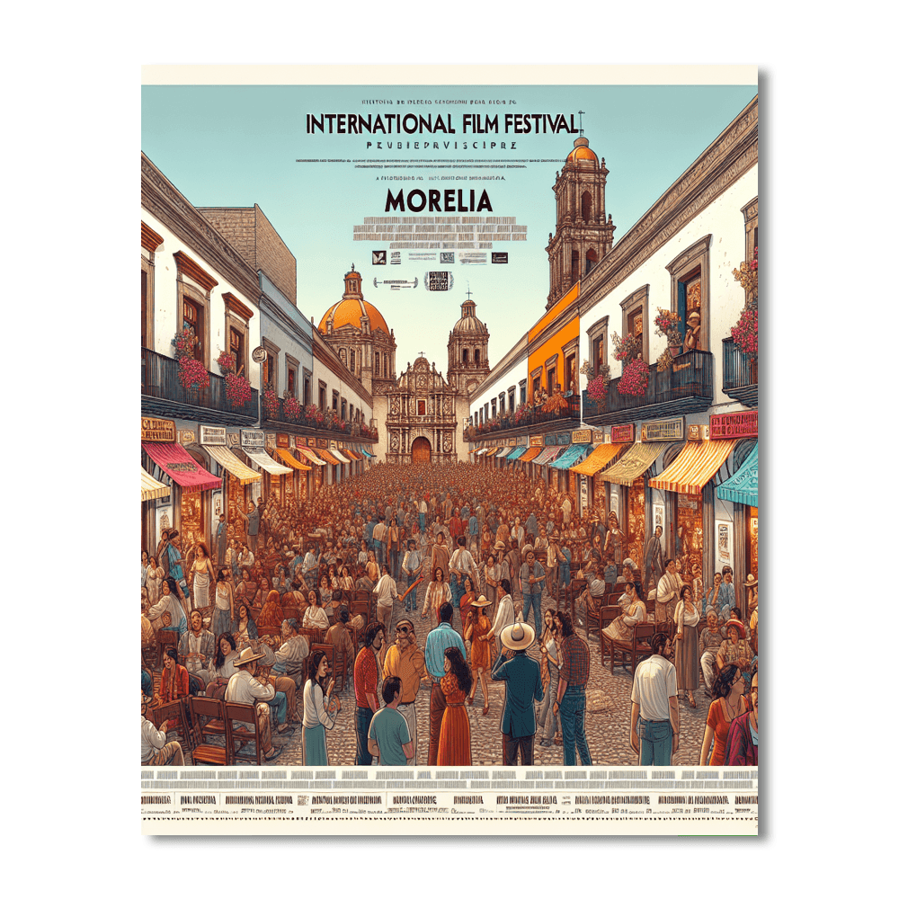 Festival Internacional De Cine De Morelia - Mexico Paint By Color
