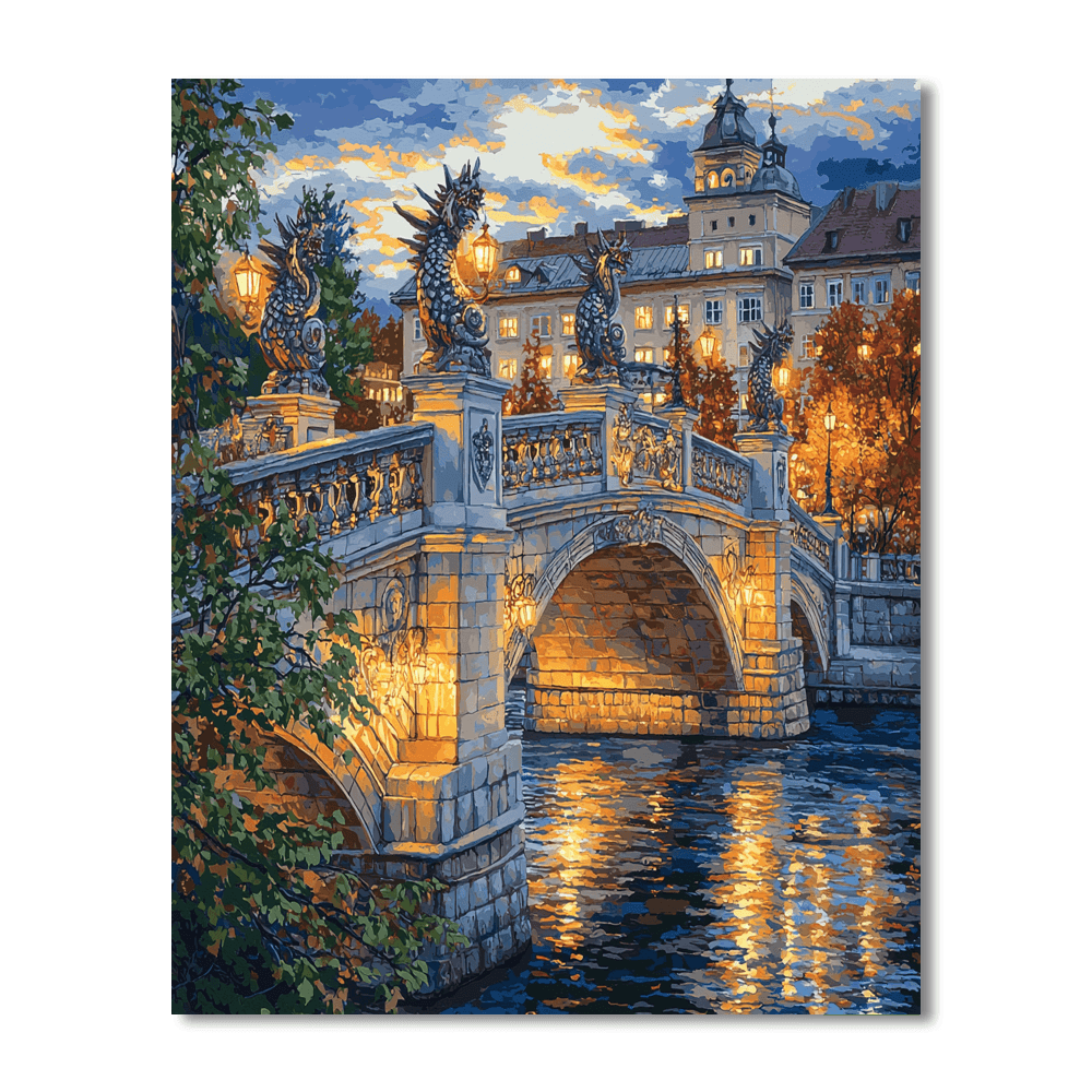 Dragon Bridge Numbered Painting Kits