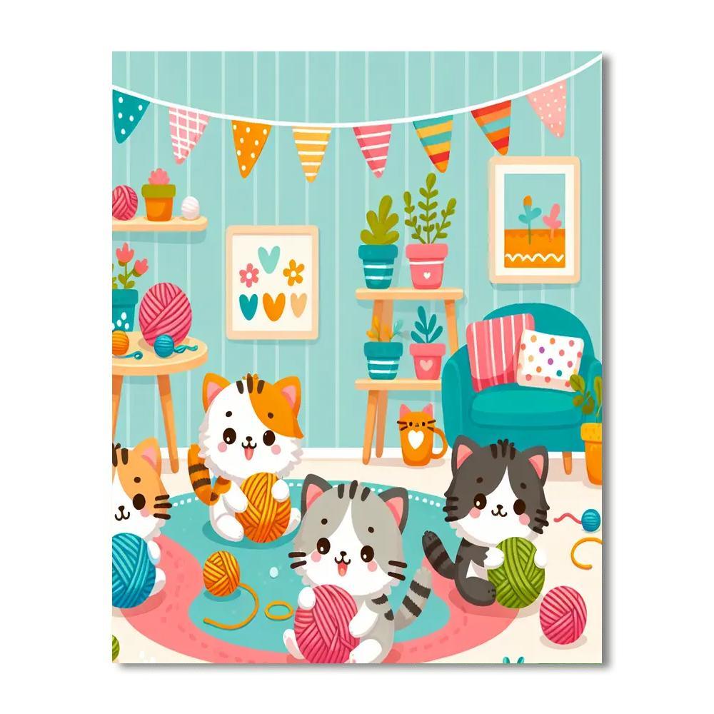 Curious Kitten Explorers Paint By Numbers