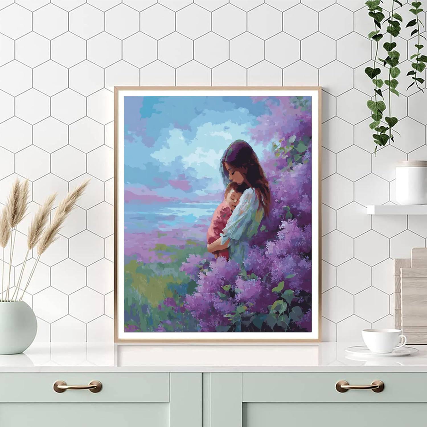 Lullabies In Lilac Number Painting