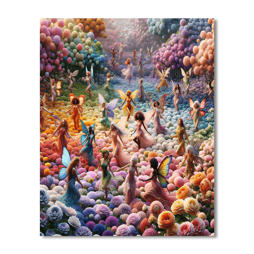Fairy Garden Delight Paint By Number