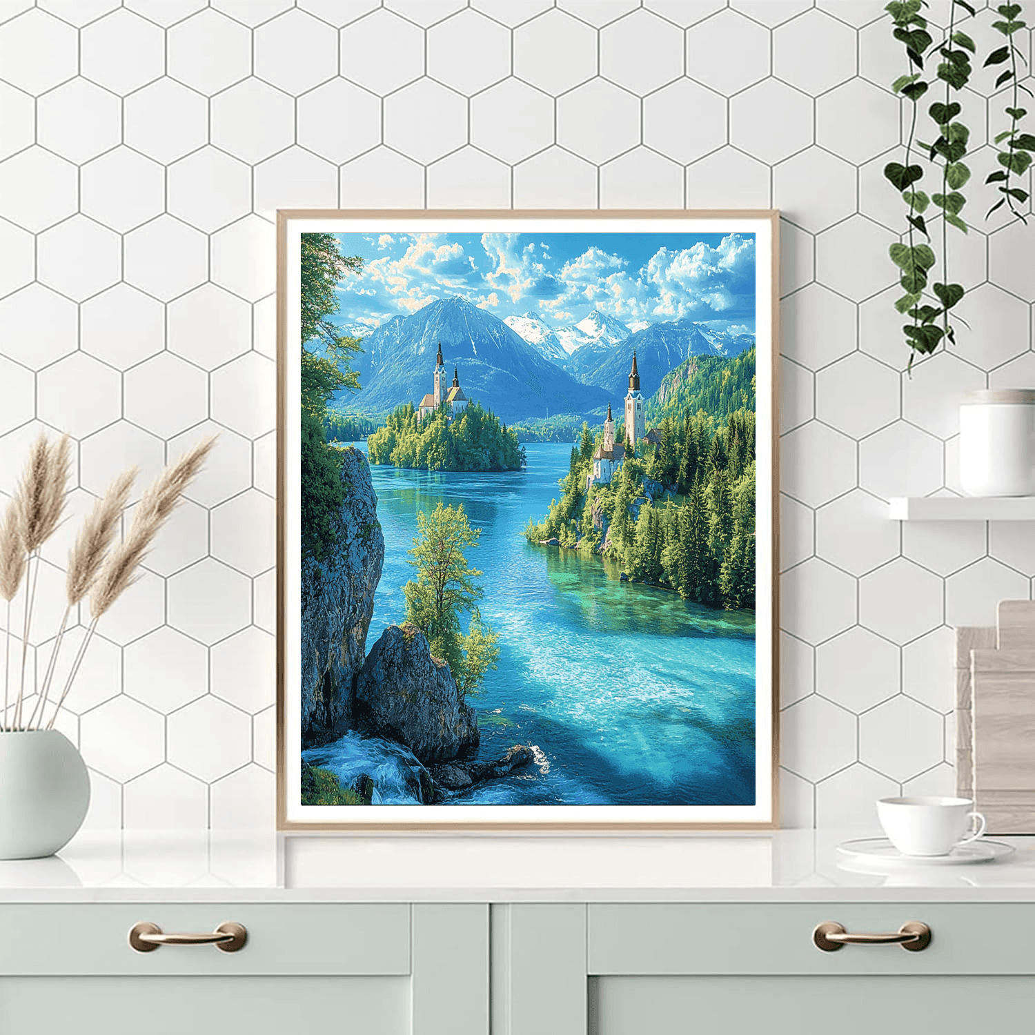 Lake Bled - Slovenia DIY Paint By Numbers