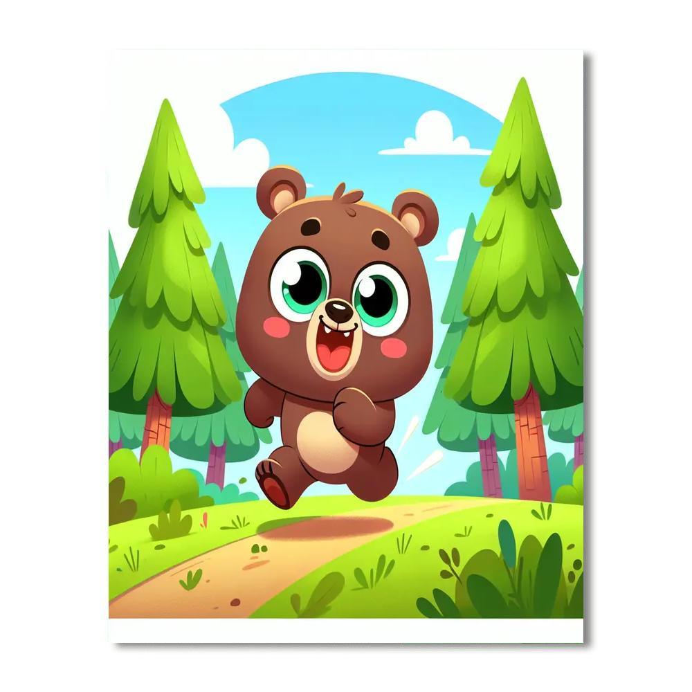 Bouncing Bear Paint By Color