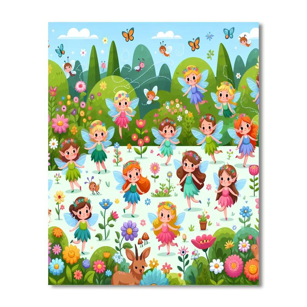 Royal Fairy Garden Paint By Color