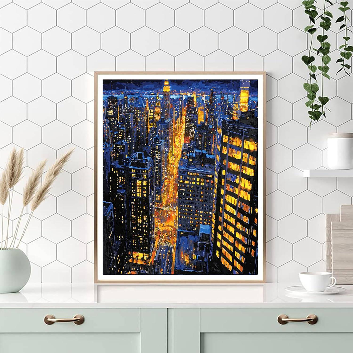 Edward Hopper Inspired The Urban Spirit  Paint By Numbers