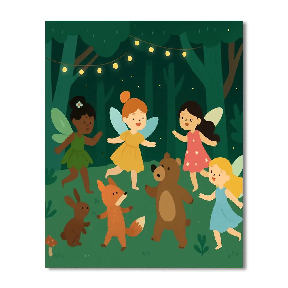 Enchanted Woodland Festival DIY Paint By Numbers