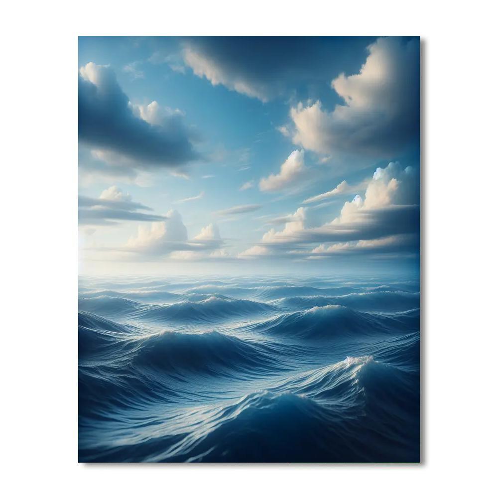 Sapphire Ocean Serenity Paint By Numbers Kits