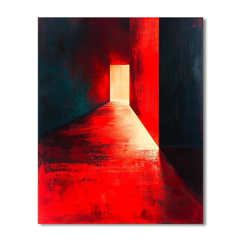 Caravaggio Inspired Exploration Of Light  Number Painting