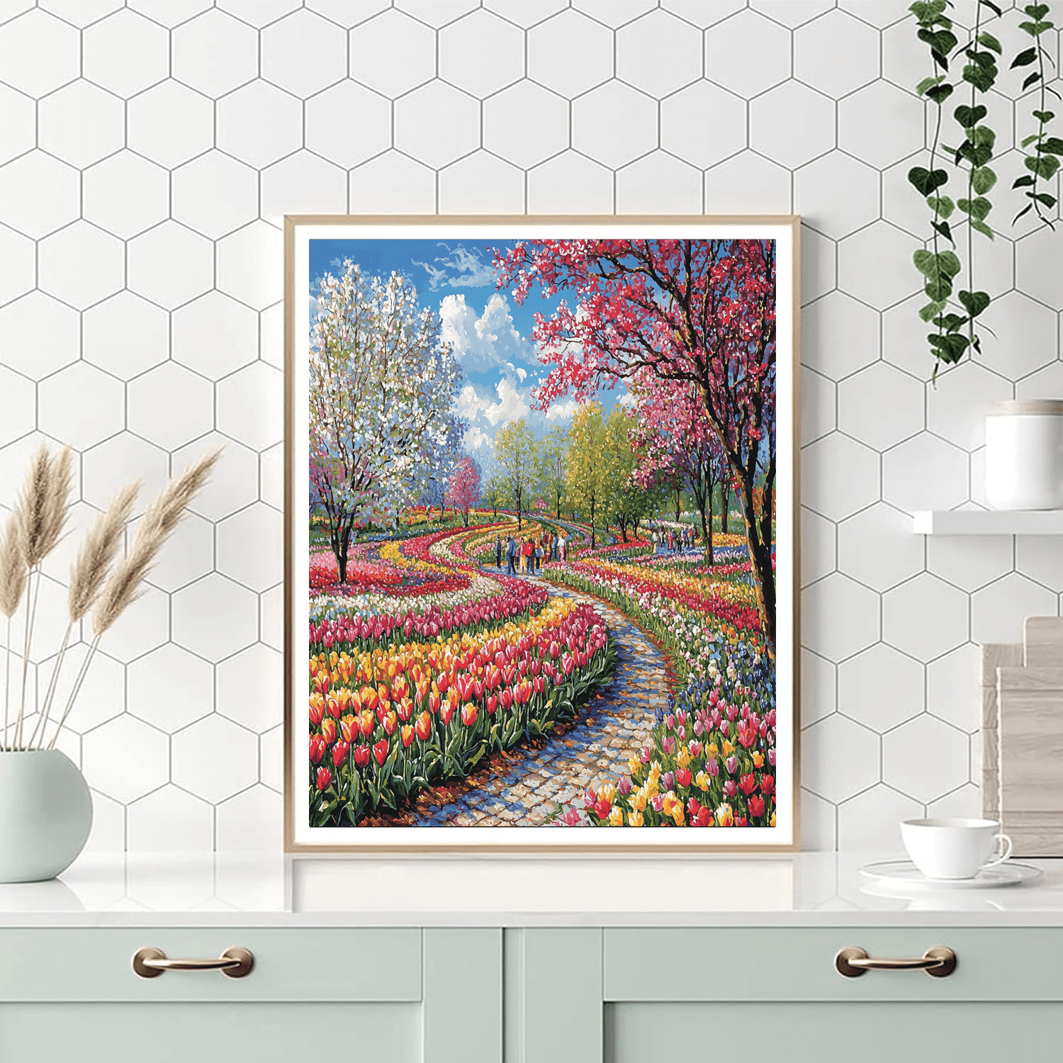 Keukenhof Gardens - Lisse, Netherlands Numbered Painting Kits