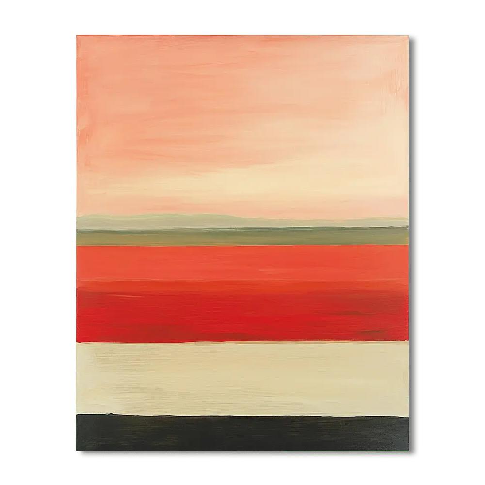 Mark Rothko Inspired Serenity In Color  Painting Number Kit