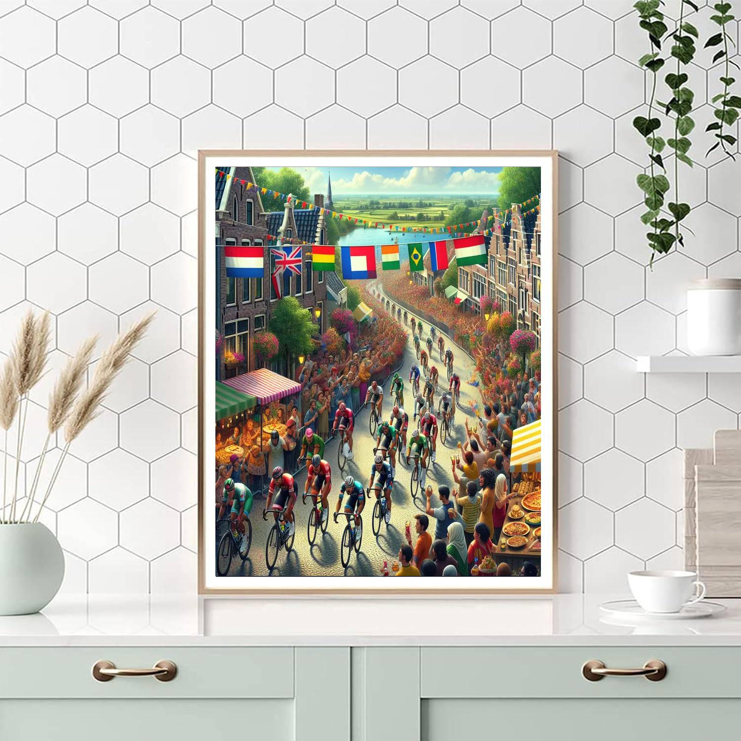 World Cup Of Cycling - Netherlands Paint By Color