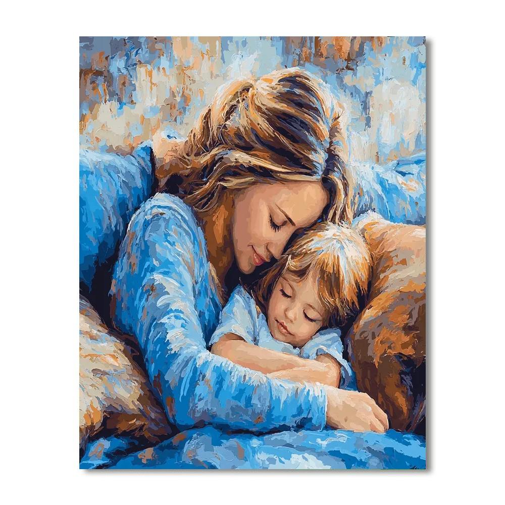 Sweet Moments Of Cuddles Paint By Color