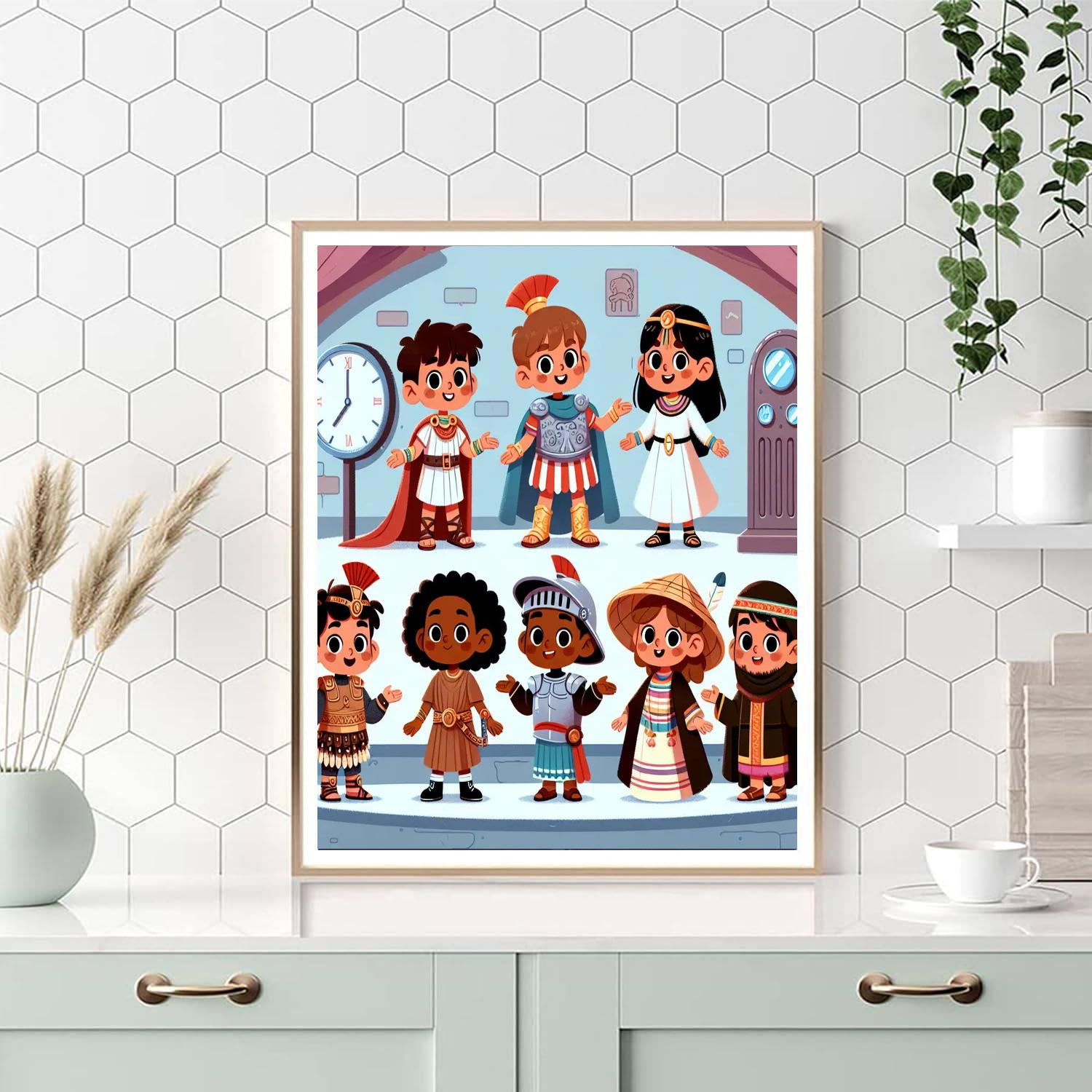 Epic Adventure In Time Painting Number Kit