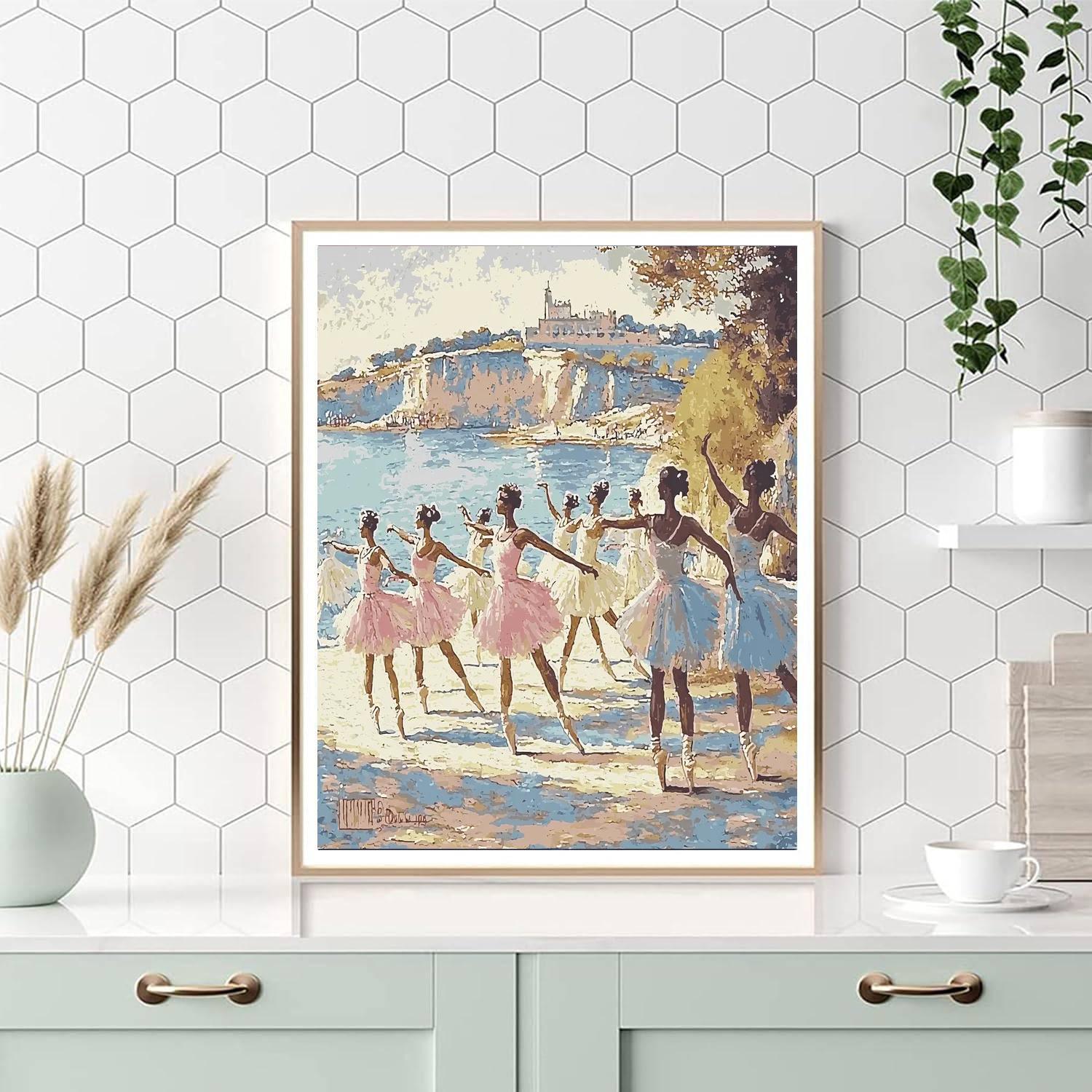 Edgar Degas Inspired Timeless Dance  Paint By Numbers