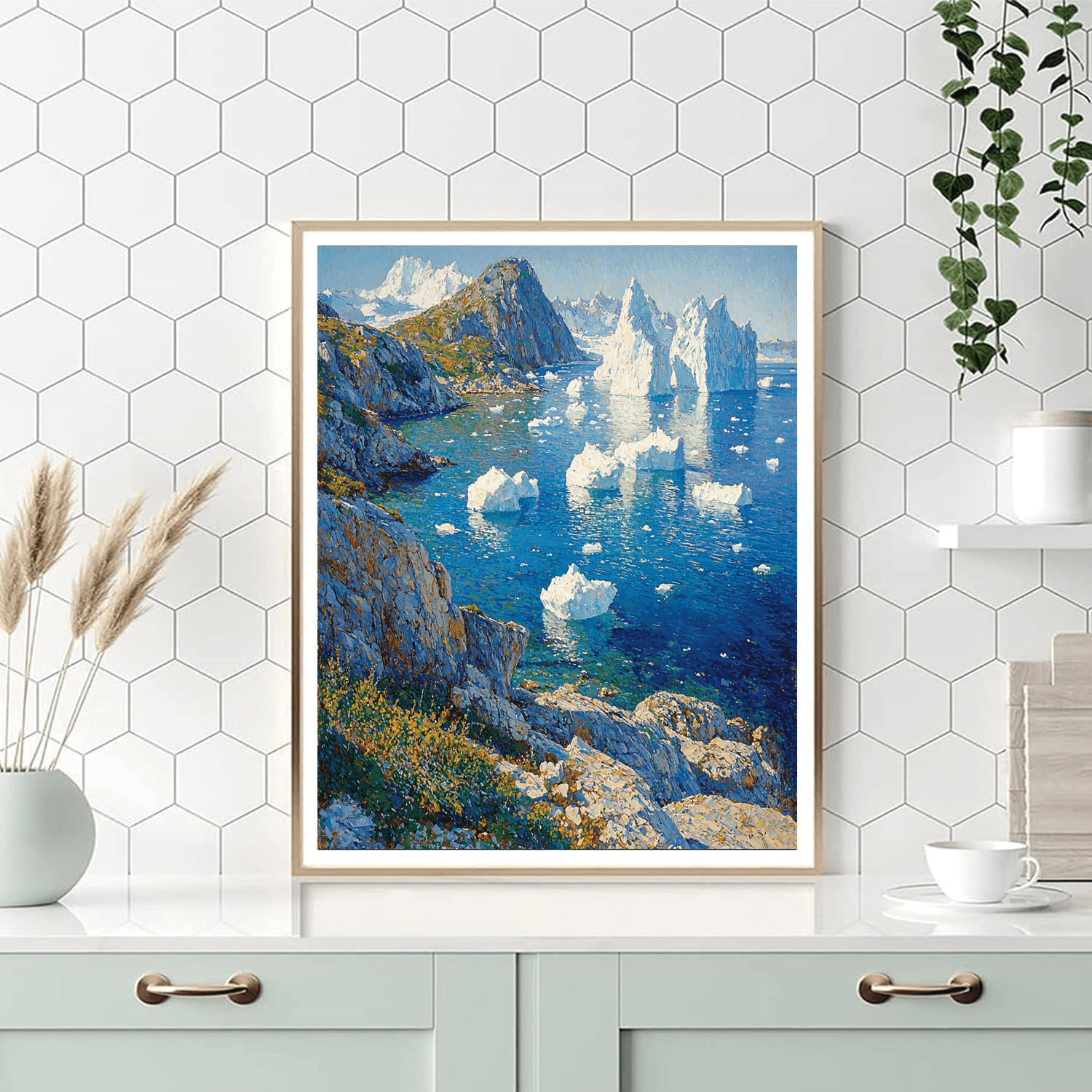 Iceberg Alley, Newfoundland Painting Number Kit