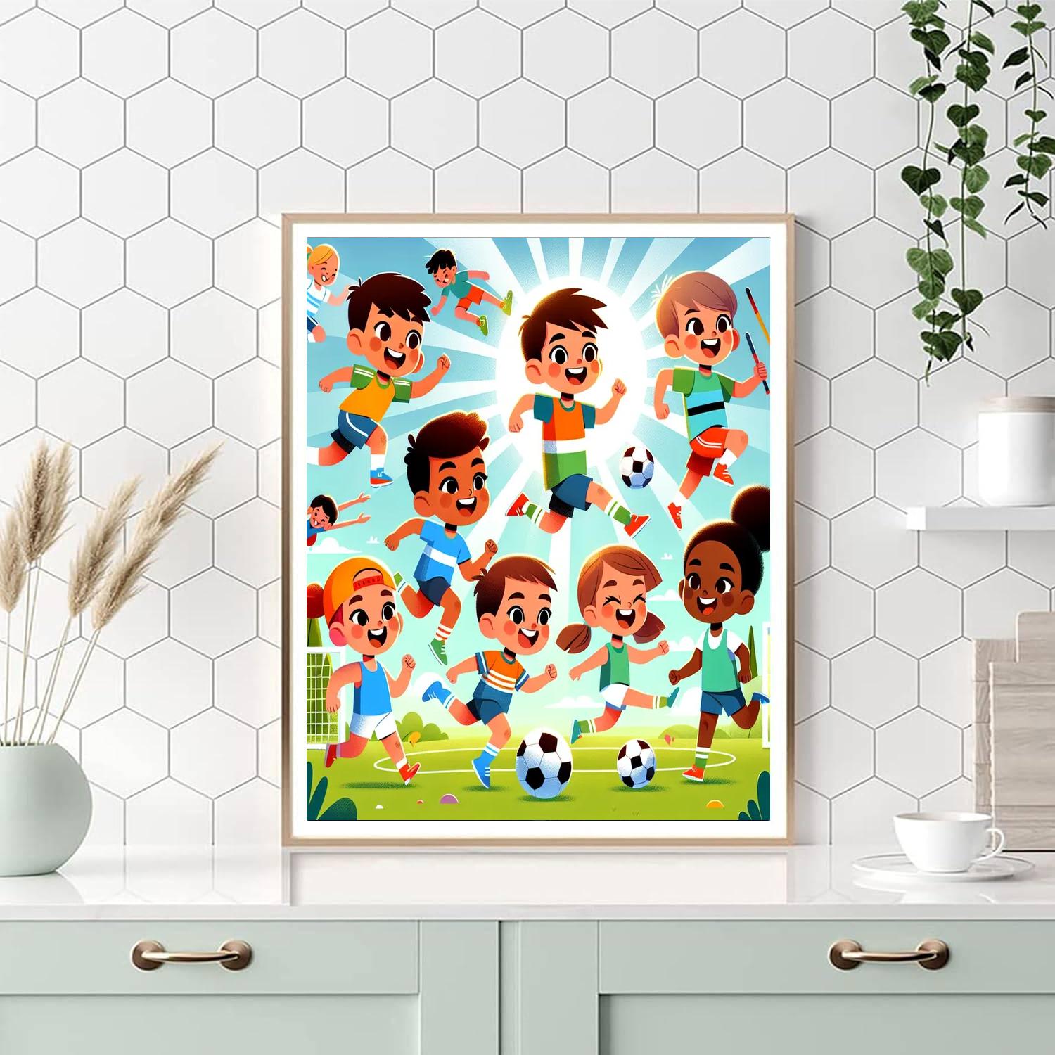 Sunny Sports Day Paint By Number