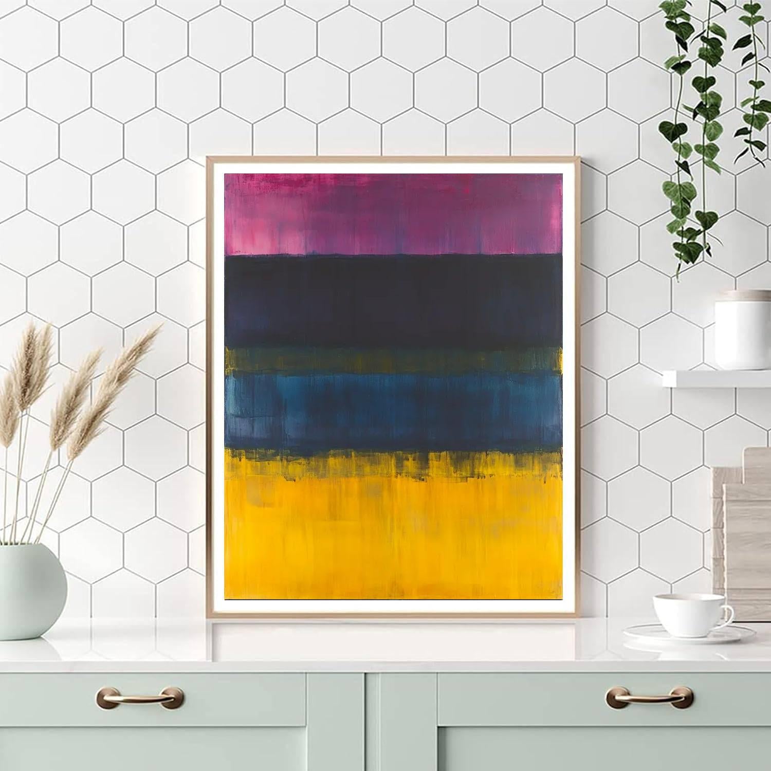 Mark Rothko Inspired Temporal Shift  Paint By Numbers