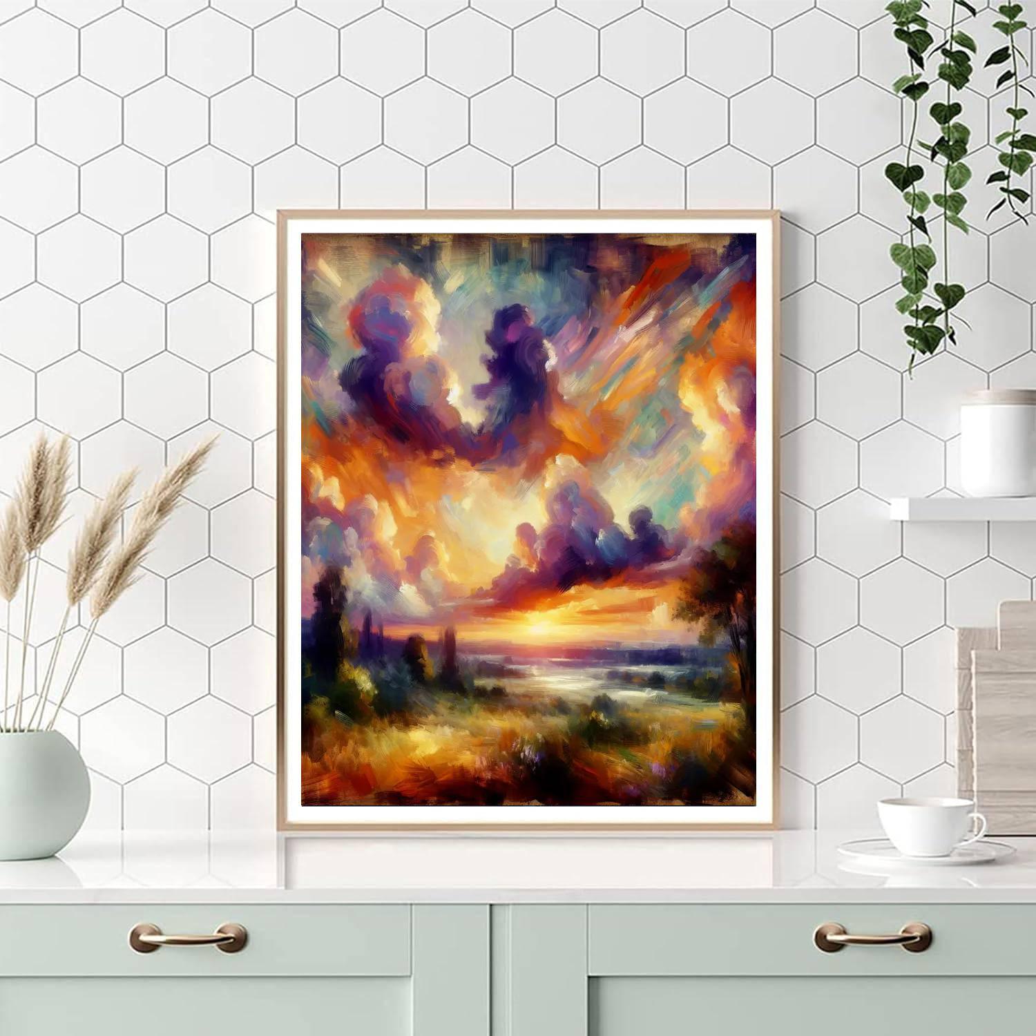 Bohemian Sunset Splendor Paint By Number